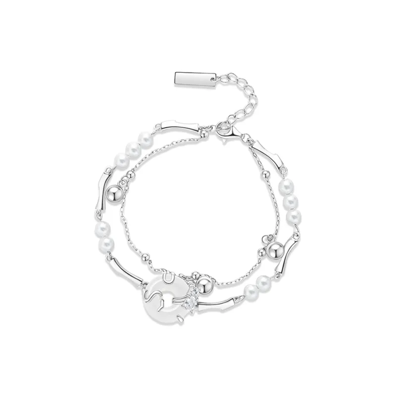 RURA S999 Fine Silver Bracelets Women's Silver-0