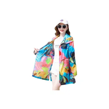 Flowers In Water Cropped Coat Women's