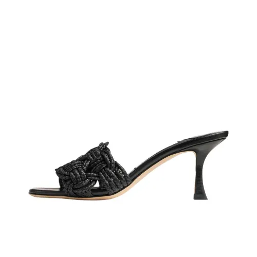 Jimmy Choo Slide Slippers Women's Black