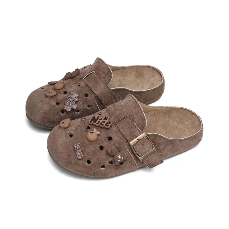 XMISTUO Quiet Slip Resistant Closed Toe Slippers Women's-1