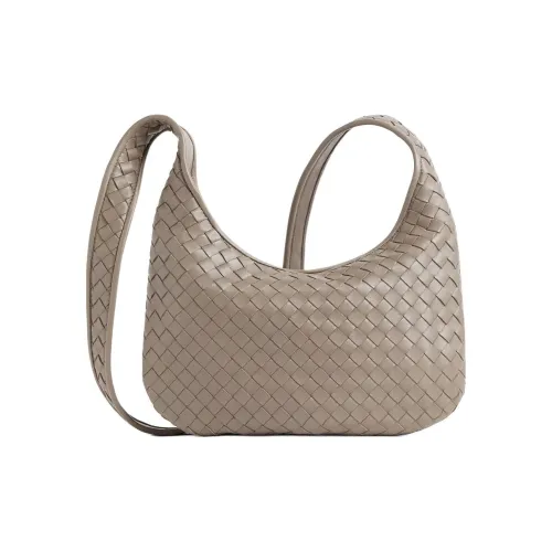 Bottega Veneta Sheepskin Crossbody Bag Trumpets Men's Lime Stone Color
