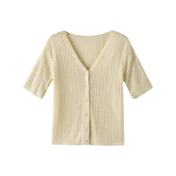 LUYOUYE Knitwear Women's Light Beige Apricot