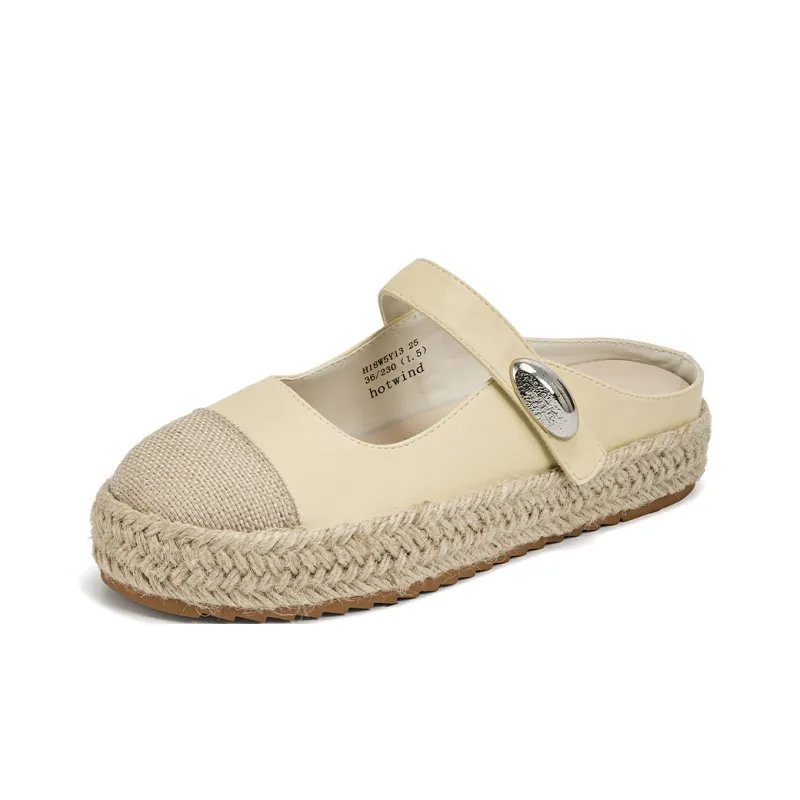 Hotwind Abrasion Resistant Slip Resistant Closed Toe Slippers Women's-8