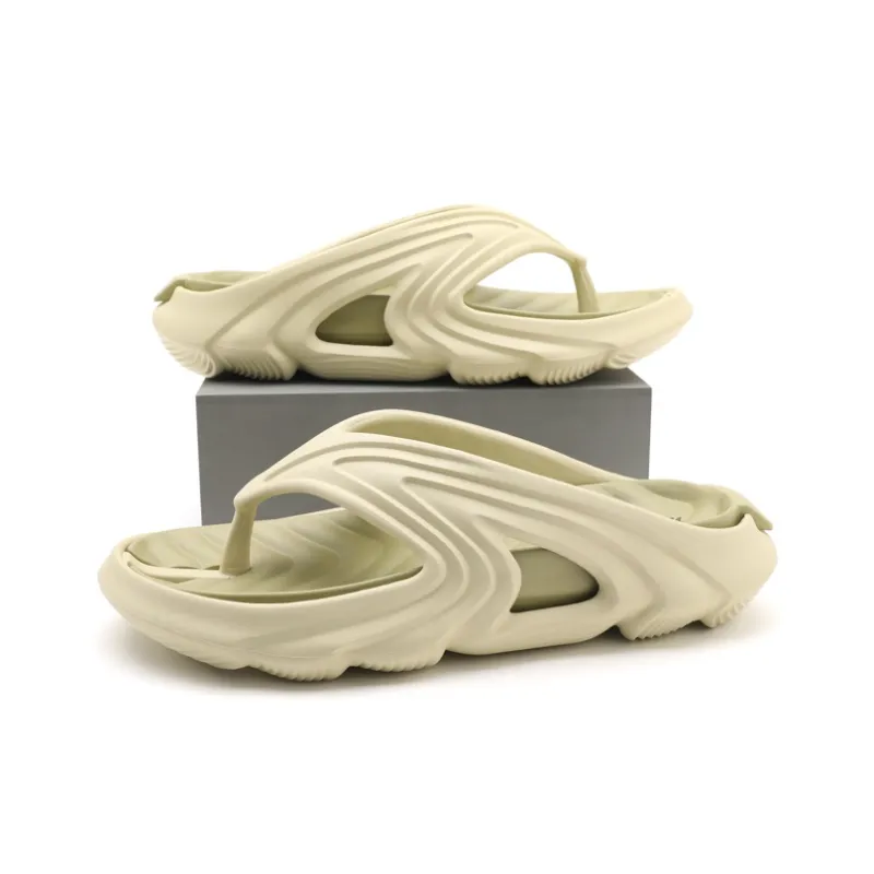 DOUBLE STAR 88 EVA Abrasion Resistant Slip Resistant Flip Flops Unisex Gray Green-3