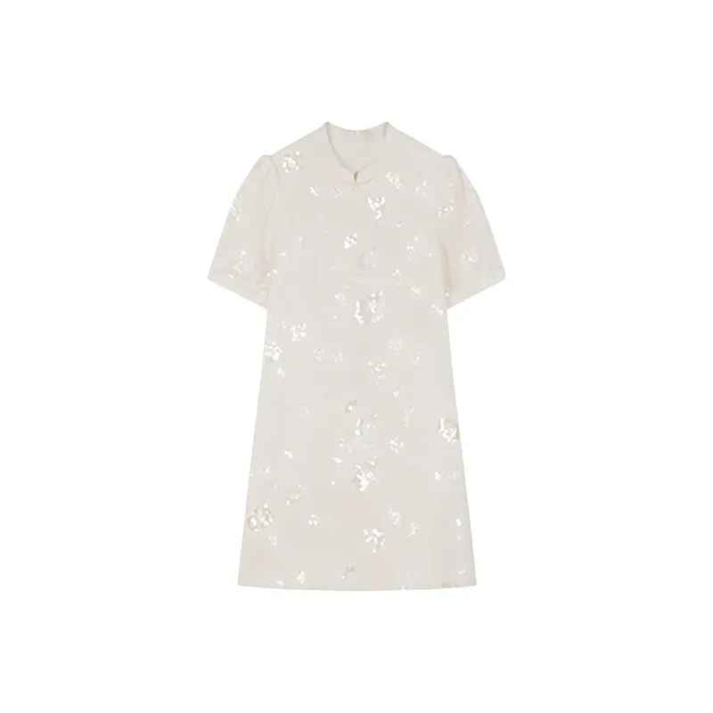 LUYOUYE Short Sleeved Dress Women's-0