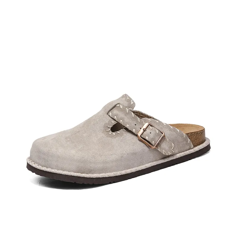 HACKBUTEER Closed Toe Slippers Unisex-11