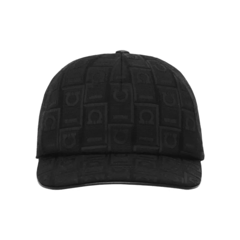 PUMA Cotton Canvas Baseball Caps Unisex Black-1