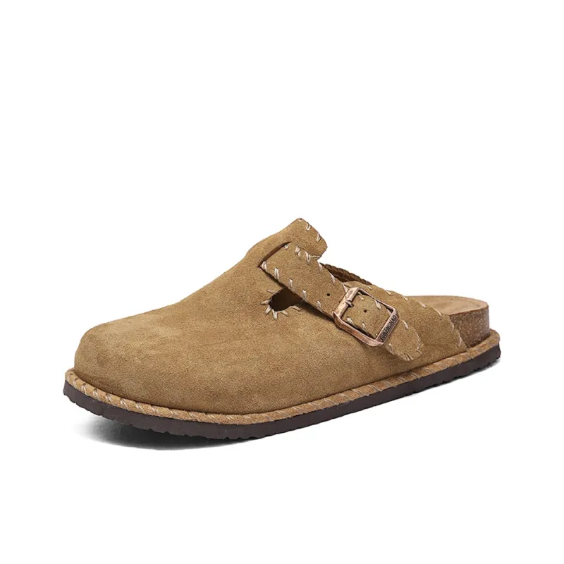 HACKBUTEER Closed Toe Slippers Unisex-1