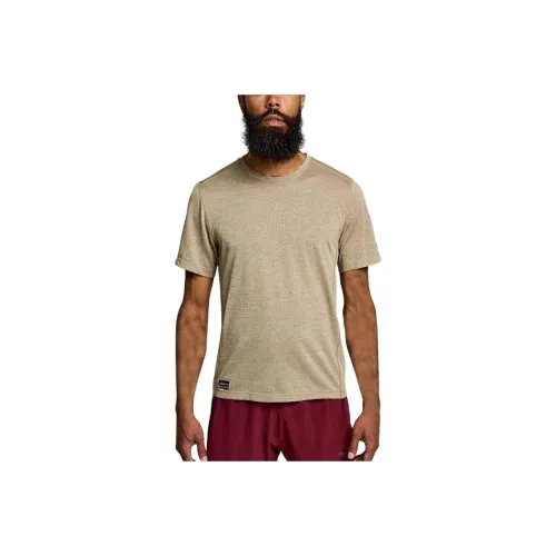 Saucony T Shirts Men Coffee