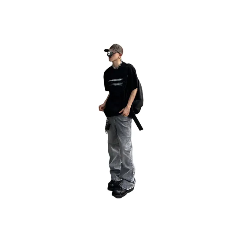 PAINT STAIN Jeans Unisex-16