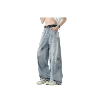 ALCOFM Jeans Unisex Light Blue
