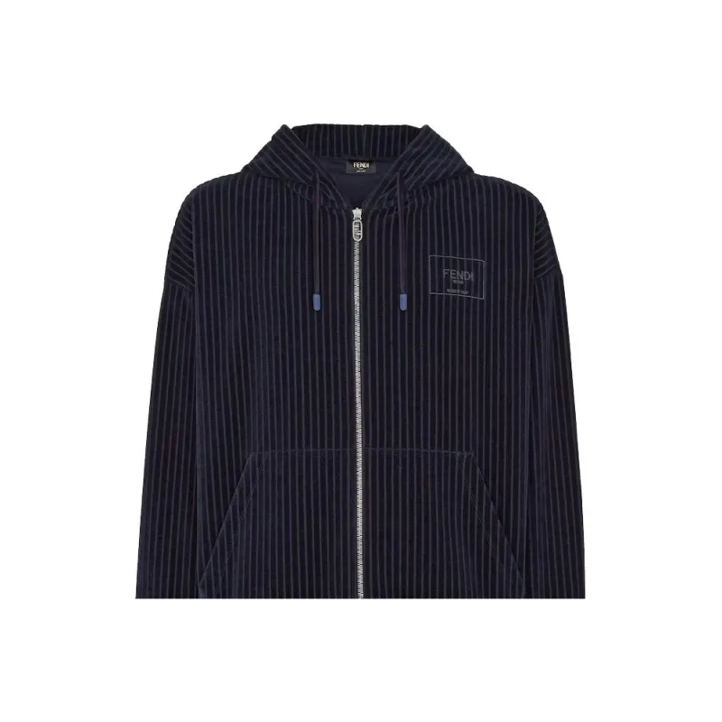 FENDI FW24 Jackets & Coats Men's Blue-5