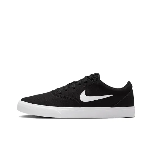 Nike Charge Anti Slip Wear Resistant Low Top Canvas Shoes Men's Black