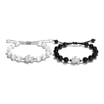FUO Agate Jade Bracelets Unisex