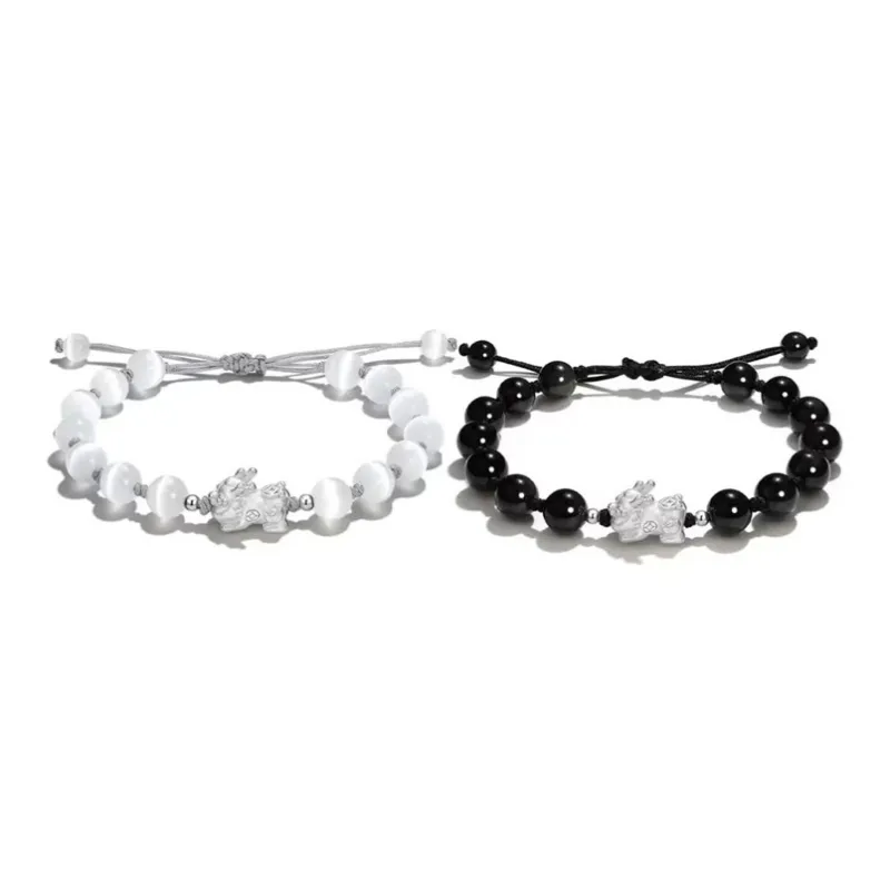 FUO Agate Jade Bracelets Unisex-0