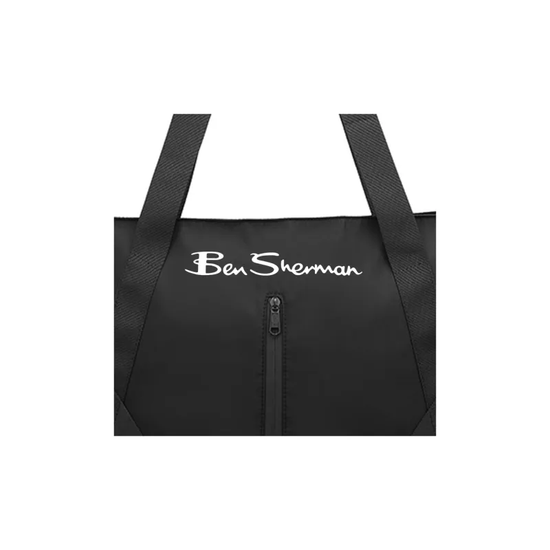 BEN SHERMAN Oxford Shoulder Bag Unisex Black-4