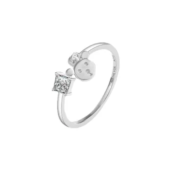 ALI THE FOX 925 Sterling Silver Rings Women's