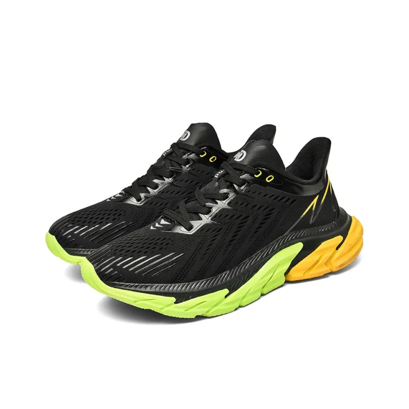 LONGDUIZHANG Cushioning, Slip Resistant, Abrasion Resistant Support Low Top Running Shoes Unisex-12