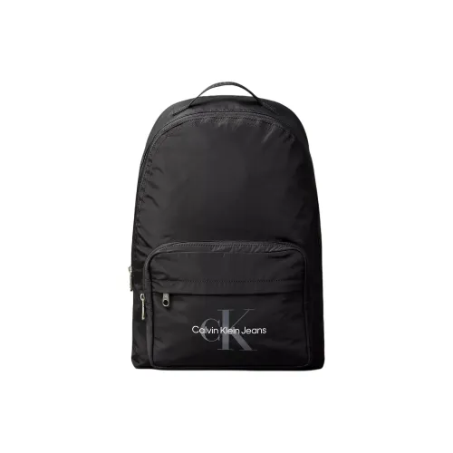 CALVIN KLEIN Polyester Backpack Men's Black