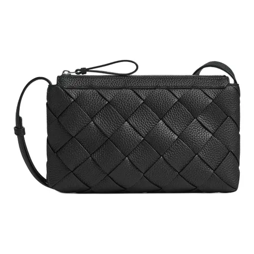Bottega Veneta Diago Calfskin Messenger Bag, Shoulder Bag, Crossbody Bag Men's Black