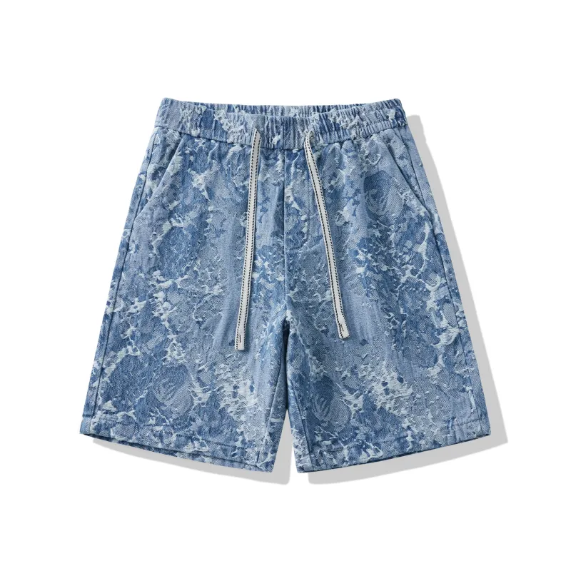 Lind Erki Denim Shorts Unisex-4