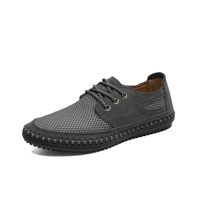 GESENLANG Anti Slip Wear Resistant Low Top Casual Shoes Men's-5