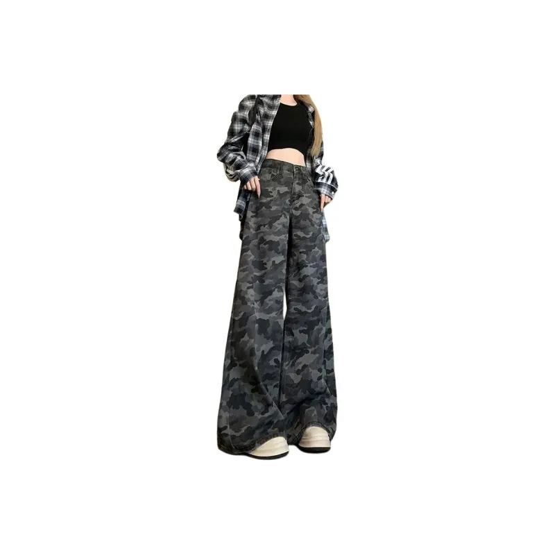 HELEH Jeans Women's Camouflage Gray-0