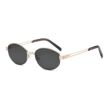 NOME Metal Oval Sunglasses Unisex