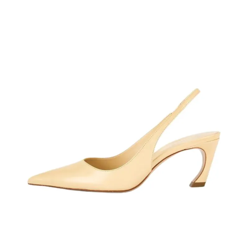 Schutz Lexi Irregular Heel High Heels 7cm Women's Beige-0