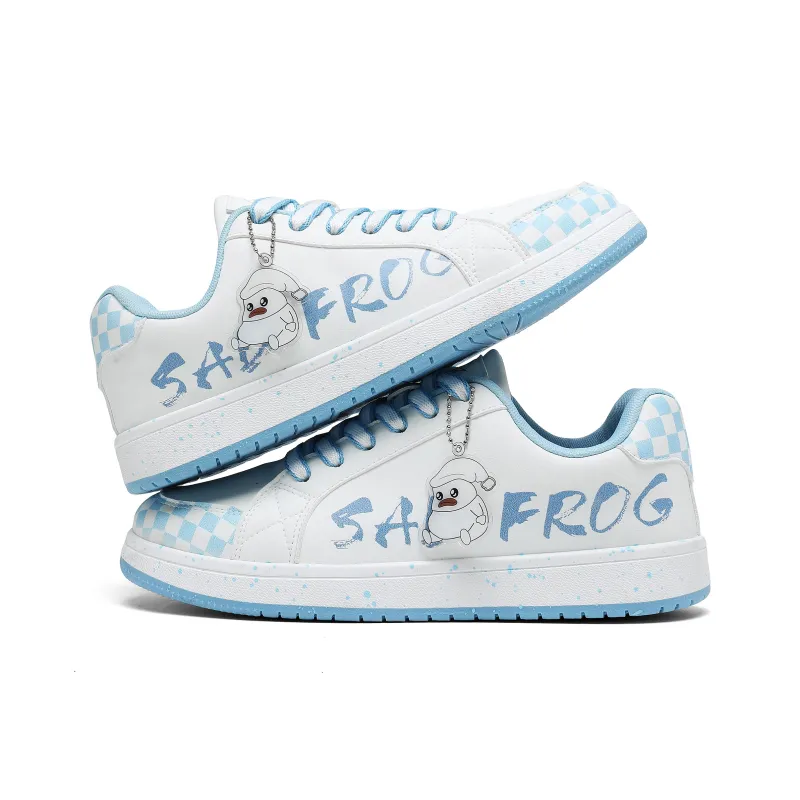 Pepe The Frog Low Top Skateboard Shoes Men's-20