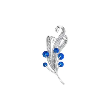 VIOLET Brooches Unisex
