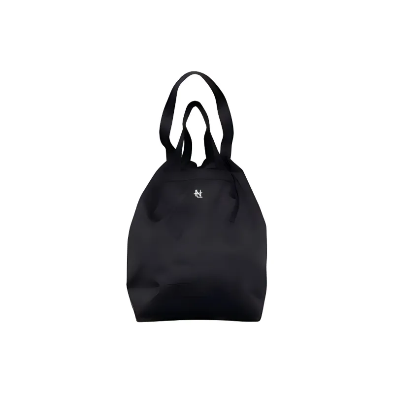 Nanamica Cotton Tote Bag, Shopping Bag, Shoulder Bag, Handbag Unisex Black-0
