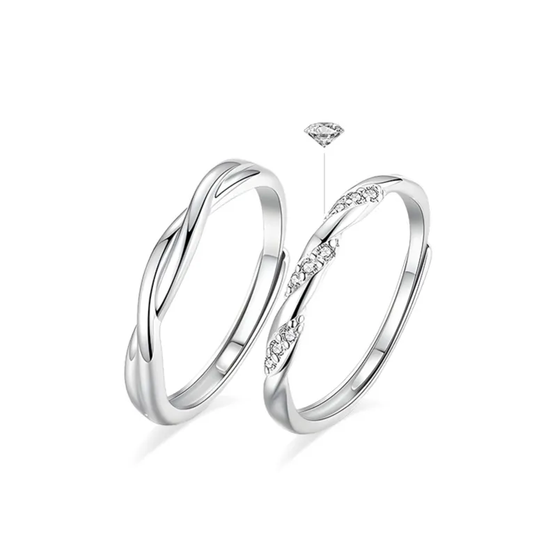 KIVA 999 Fine Silver Rings Unisex-0