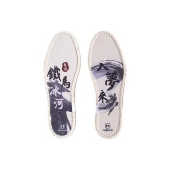 Maigaole Cotton Linen Blend Insoles Unisex