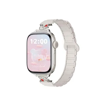 MILANQIAN M&Q Apple Compatibility Watch Band 38 46mm Silicone Material
