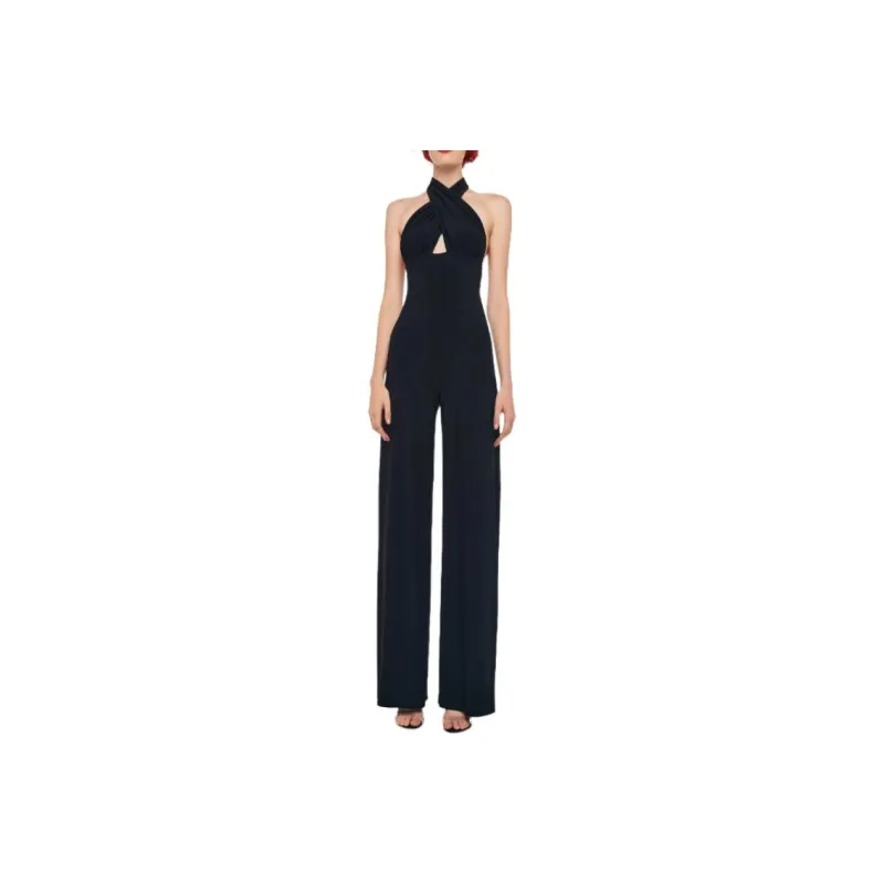 NORMA KAMALI Halterneck Jumpsuit-0