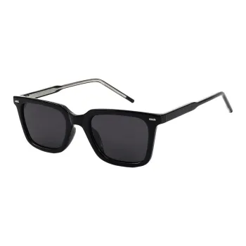 JEKA TR/Memory Plastic Metal Square Sunglasses Unisex