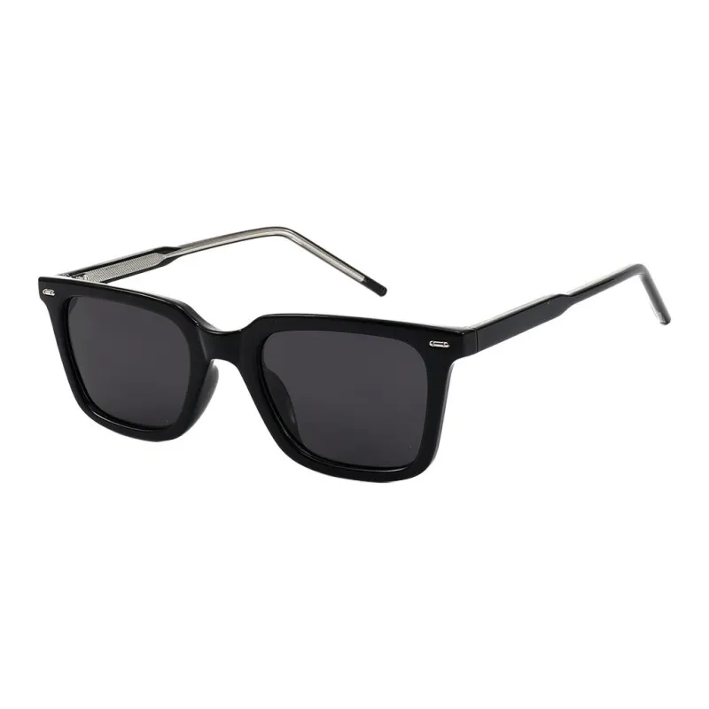 JEKA TR/Memory Plastic Metal Square Sunglasses Unisex-0
