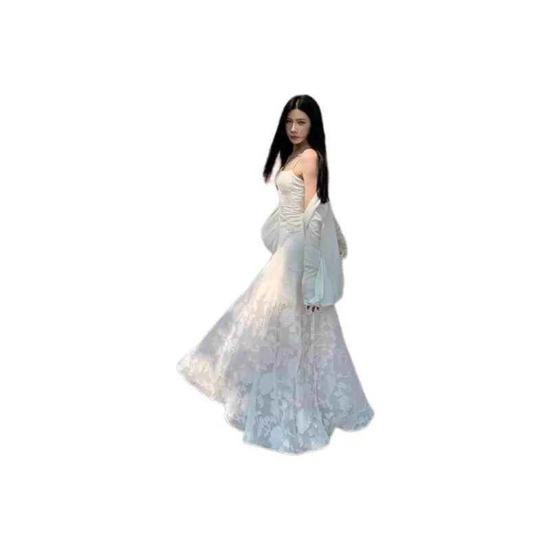 Mu Xiao Xin Slip Dresses Women's-3