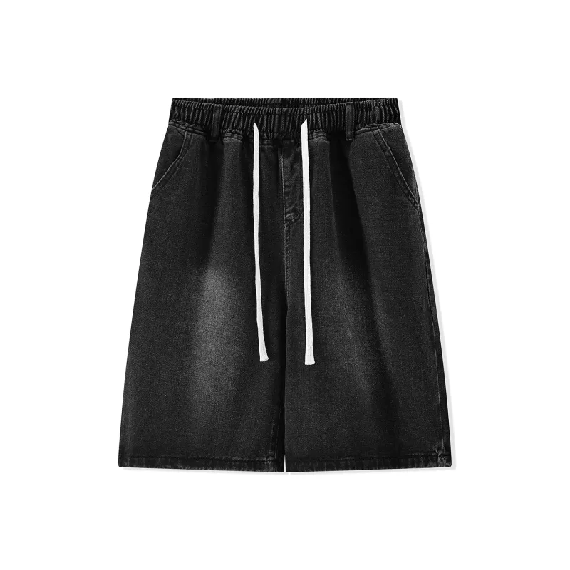 Michael Rock Denim Shorts Unisex-4