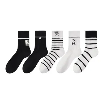 2323 Mid Calf Socks Women's 5 Pack