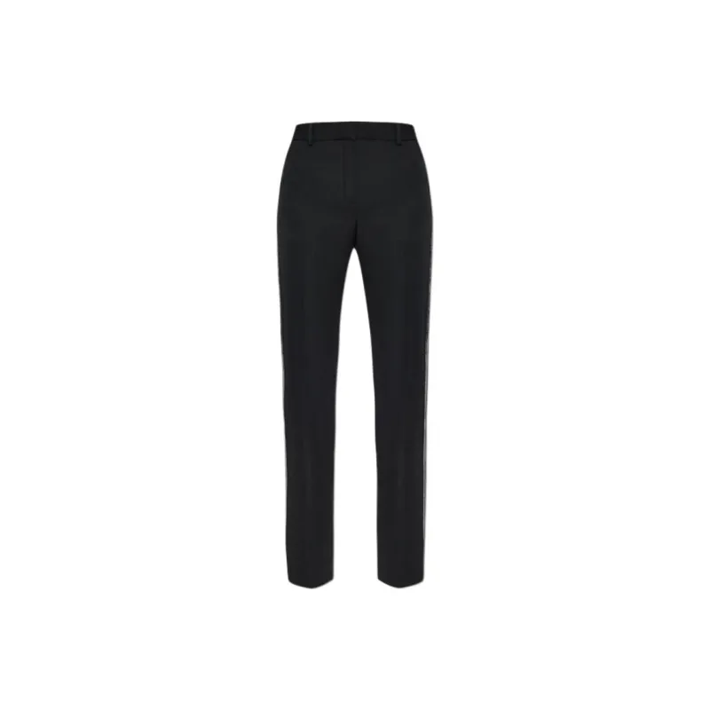 VERSACE Embellished trim Tailored Trousers-0