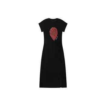 LUYOUYE Short Sleeved Dress Women's