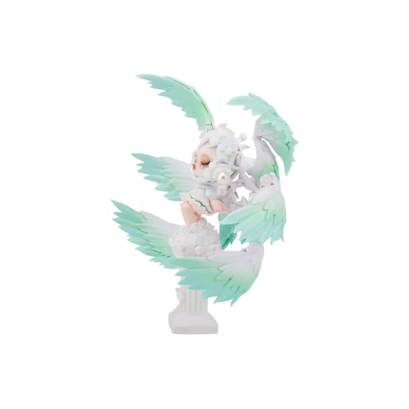 [Modified Doll] POP MART SKULLPANDA Photo Collection Six Winged Angel Hang Tag Box 18cm-32