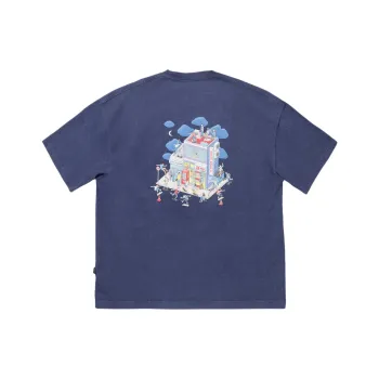 LiNing x Phil Hackett T Shirt Unisex Dark Ship Blue