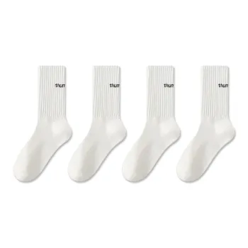 Mulong Family Mid Calf Socks Unisex 5 Pack