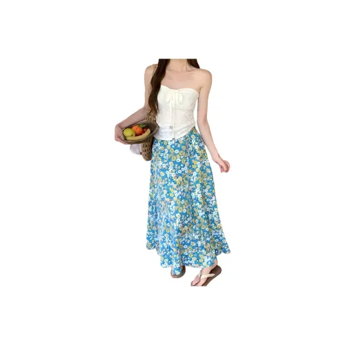 XIANSINIAO Casual Long Skirt Women's