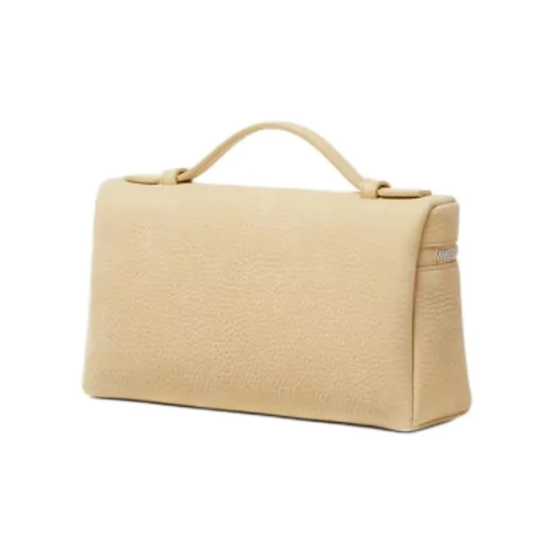 Loro Piana Calfskin Handbag Regular Women's Cream-1