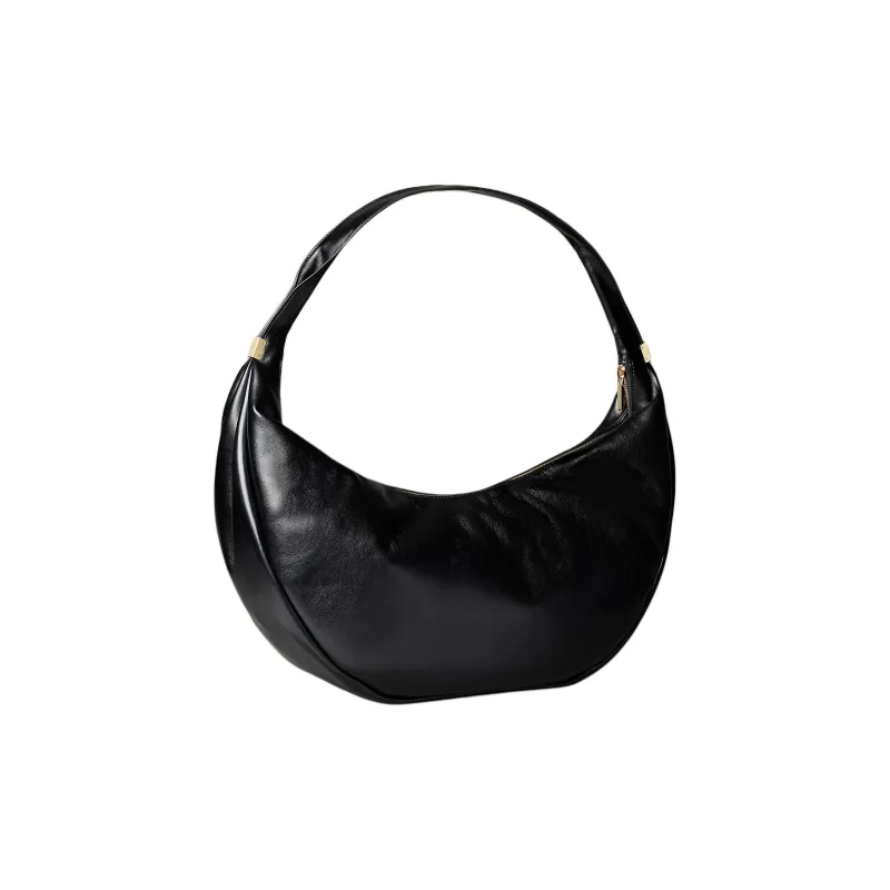 CALVIN KLEIN PU Handbag, Shoulder Bag Large Size Women's Black-1