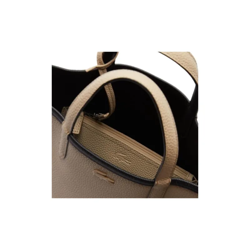 LACOSTE Handbags Black & Khaki-7